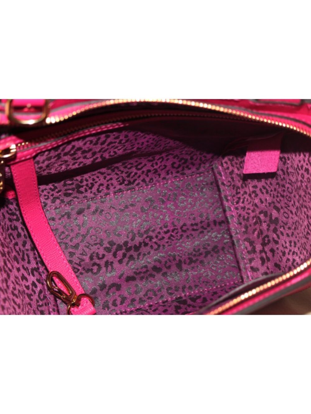 New w/Tags Longchamp Le Pliage Heritage - Small Satchel Bag Cyclamen Pink - $920 - Picture 4 of 11